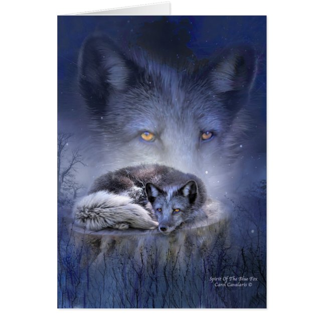 Geist des blauen Fox ArtCard (Vorne)