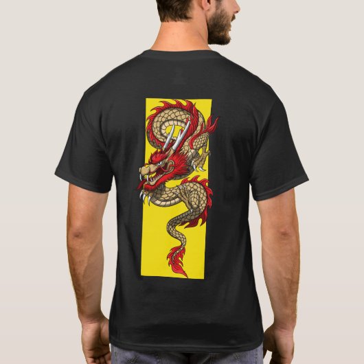 Geist des Drachen T-Shirt (Rückseite)