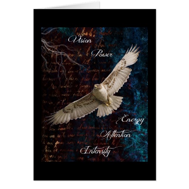 Geist des Falken - ursprüngliche Digital-Collage (Vorne)