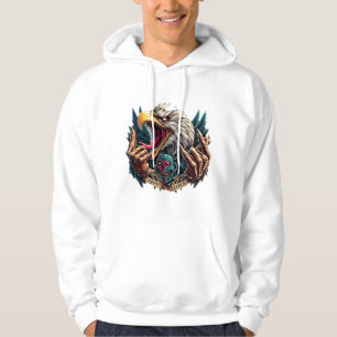 "Geist des Felsens: Adlerzorn und Kryptkeeper-G Hoodie