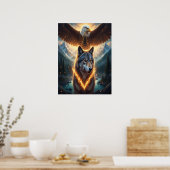 Geist des Feuers und des Himmels Poster (Küche)