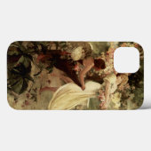 Geist des Frühlings von Alphonse Mucha Case-Mate iPhone Hülle (Rückseite (Horizontal))