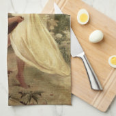 Geist des Frühlings von Alphonse Mucha Geschirrtuch (Viertel Falte)