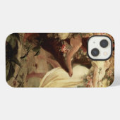 Geist des Frühlings von Alphonse Mucha iPhone Hülle (Rückseite (Horizontal))