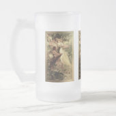 Geist des Frühlings von Alphonse Mucha Mattglas Bierglas (Links)