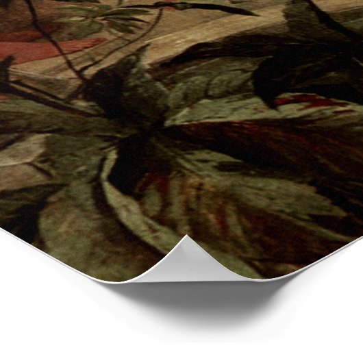 Geist des Frühlings von Alphonse Mucha Poster (Ecke)