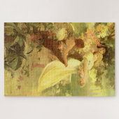 Geist des Frühlings von Alphonse Mucha Puzzle (Horizontal)