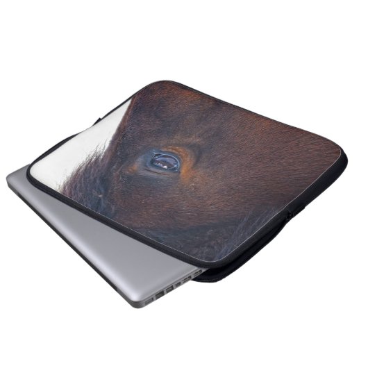 Geist des Geschenks des Pferdes Laptopschutzhülle (Vorne Knopf)