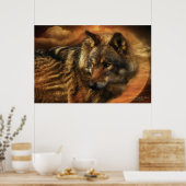 Geist des Golden Moon Poster/Print Poster (Küche)