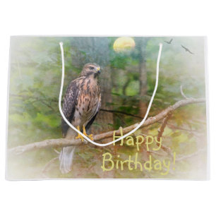 Geist des Hawk-Geburtstags Große Geschenktüte