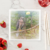 Geist des Hawk-Geburtstags Serviette (Beispiel)