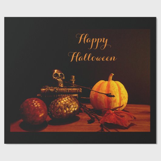 Geist des Herbstes - Stillleben Geschenkpapier (Flach)