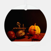 Geist des Herbstes - Stillleben Ornament Aus Metall (Rückseite)