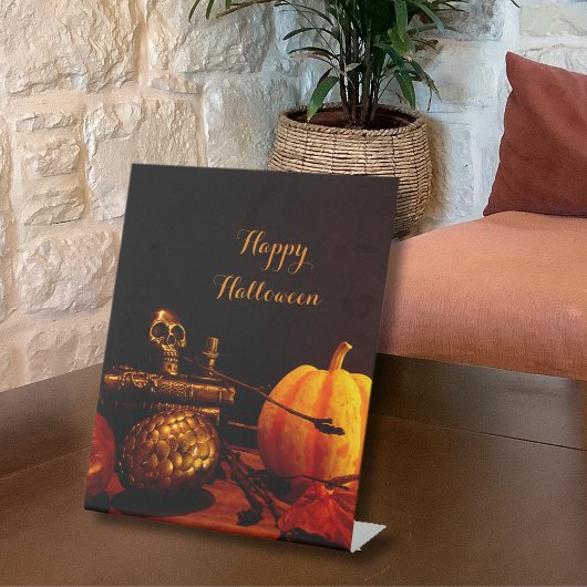 Geist des Herbstes - Stillleben Sockelschild