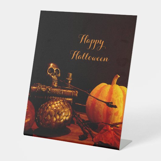 Geist des Herbstes - Stillleben Sockelschild (Vorderseite)