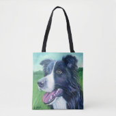 Geist des Hundes | Border Collie Tasche (Vorderseite)