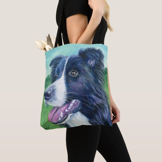 Geist des Hundes | Border Collie Tasche (Von Nahem)