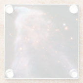 Geist des Kassiopeianebels Glasuntersetzer (Rückseite)