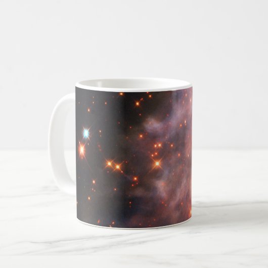 Geist des Kassiopeianebels Kaffeetasse (Vorderseite Links)