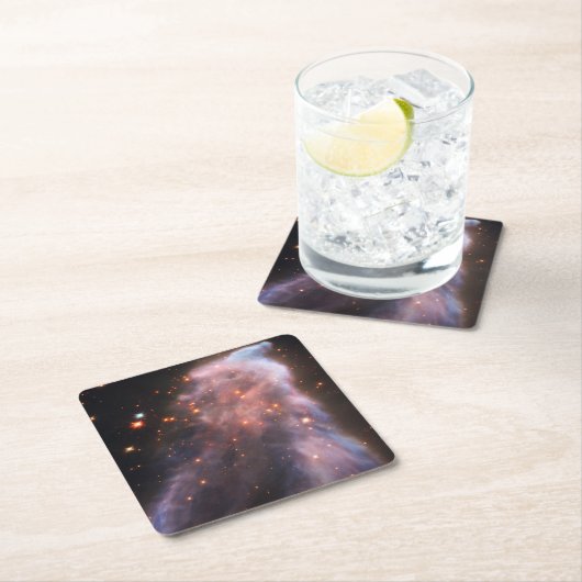 Geist des Kassiopeianebels Rechteckiger Pappuntersetzer (Vor Ort)