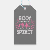 Geist des Körpers Geschenkanhänger (Rückseite)