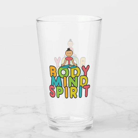 Geist des Körpers Glas (Rückseite)