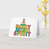 Geist des Körpers Karte (Gelbe Blume)