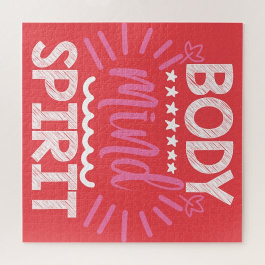 Geist des Körpers Puzzle (Horizontal)