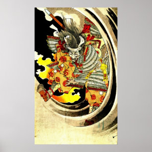 Geist des Kriegers Tomomori 1880 Poster