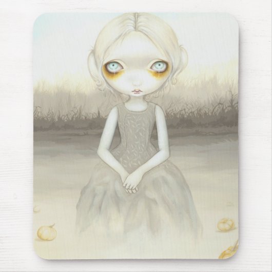 Geist des Kürbis-Fleckens - Halloween Mousepad (Vorne)