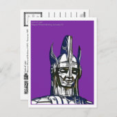 Geist des Lichts, Niagara Mohawk Gebäude, Syrakus Postkarte (Vorne/Hinten)