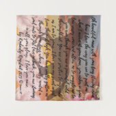 Geist des Liebe Gedicht von mir KK Wandteppich (Vorderseite (Horizontal))