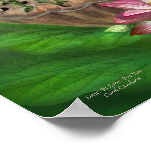 Geist des Lotus Poster (Ecke)