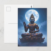 Geist des Mondes über Nusantara Postkarte (Vorne/Hinten)