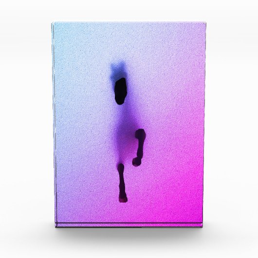 Geist des Pferdes - Abstrakte Mauer Kunst Fotoblock (Vorderseite)