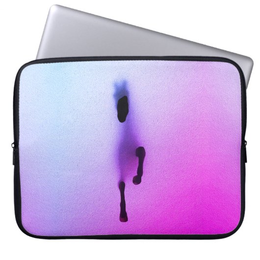 Geist des Pferdes - Abstrakte Mauer Kunst Laptopschutzhülle (Vorderseite)