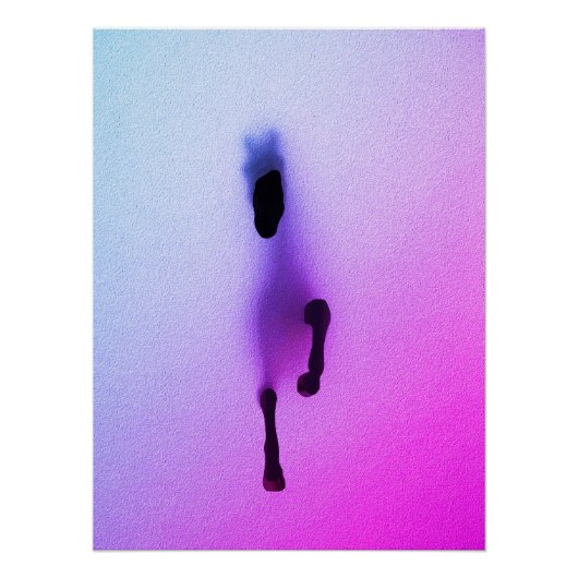 Geist des Pferdes - Abstrakte Mauer Kunst Poster (Vorderseite)