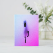 Geist des Pferdes - Abstrakte Mauer Kunst Postkarte (Stehend Vorderseite)