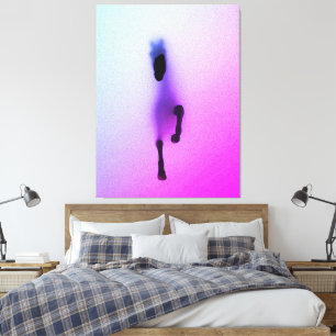 Geist des Pferdes – Abstrakte Wandkunst Leinwanddruck