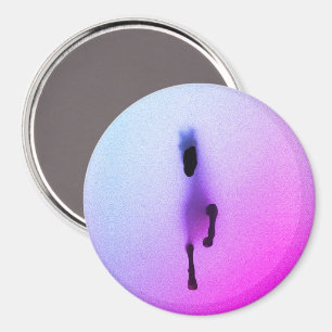Geist des Pferdes – Abstrakte Wandkunst Magnet
