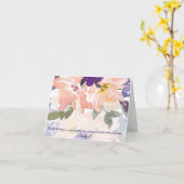 Geist des Powers Aquarellblumen Christlich Anmerku Karte (Gelbe Blume)