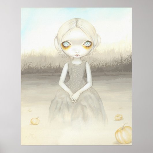 Geist des Pumpkin Patch ART PRINT halloween Poster (Vorne)