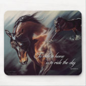 Geist des Rächers inspirierend Mousepad (Vorne)