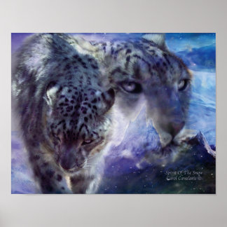 Geist des Schneekunstplakats/Printwerbung Poster