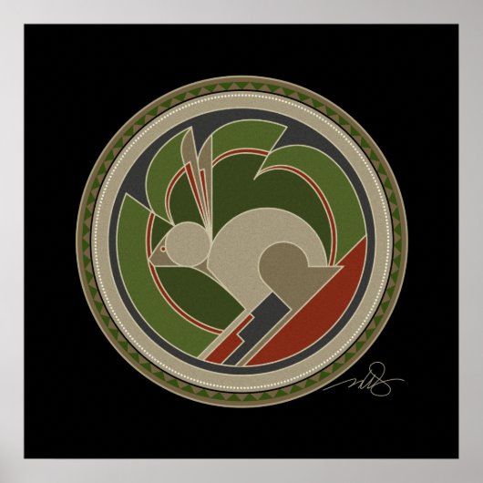 Geist des schwarzen Kaninchengrundes Poster (Vorne)