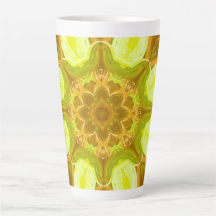 Geist des solaren Laubs abstraktes Muster Milchtasse