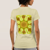 Geist des solaren Laubs abstraktes Muster T-Shirt (Rückseite)
