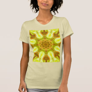 Geist des solaren Laubs abstraktes Muster T-Shirt