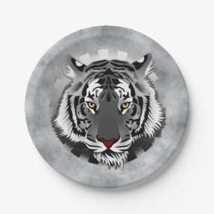 Geist des Tigers Pappteller