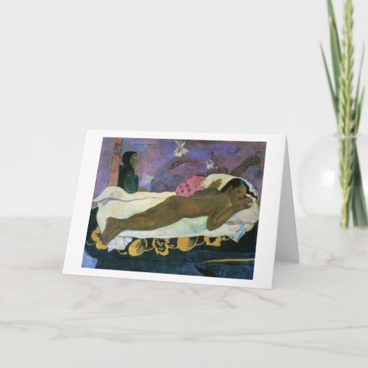 Geist des toten Watching, Gauguin Karte (Vorderseite)